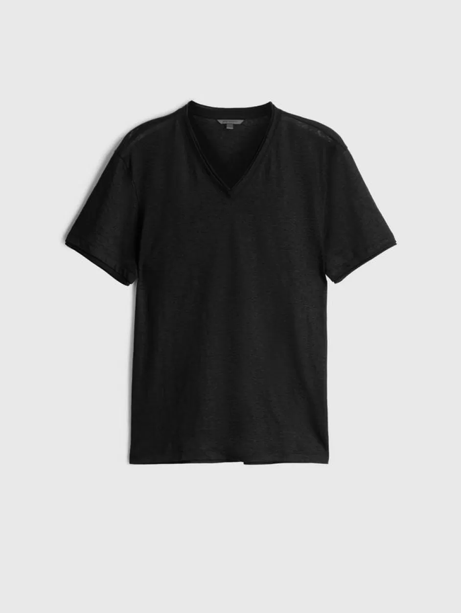 John Varvatos WOOSTER V-NECK BLACK Flash Sale